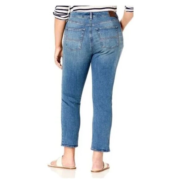 LUCKY BRAND High Waisted Emma Crop Jeans sz  24W Women's Plus Denim - Picture 2 of 10